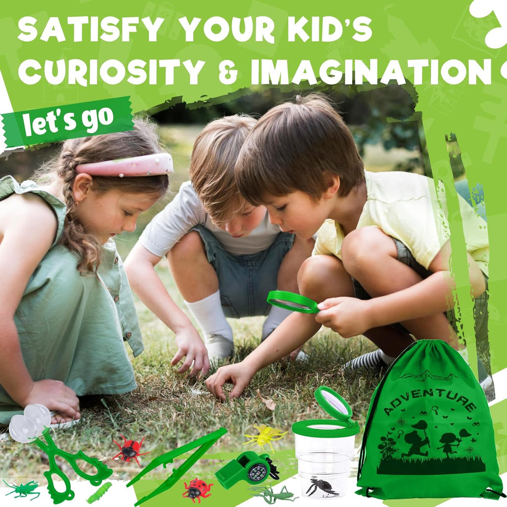 Kids explorer kit with binoculars and bug catcher, view 6