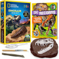 Dinosaur fossil dig kit with T. rex tooth replica, view 1