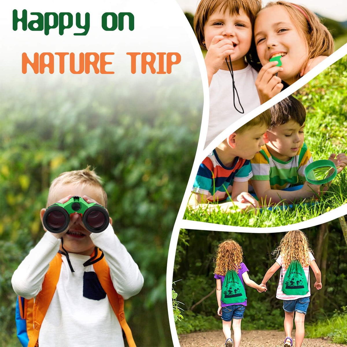 Kids explorer kit with binoculars and bug catcher, view 7